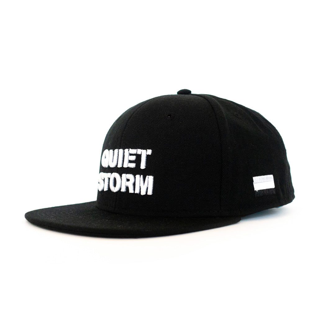 Stencil Logo Snapback (Black)