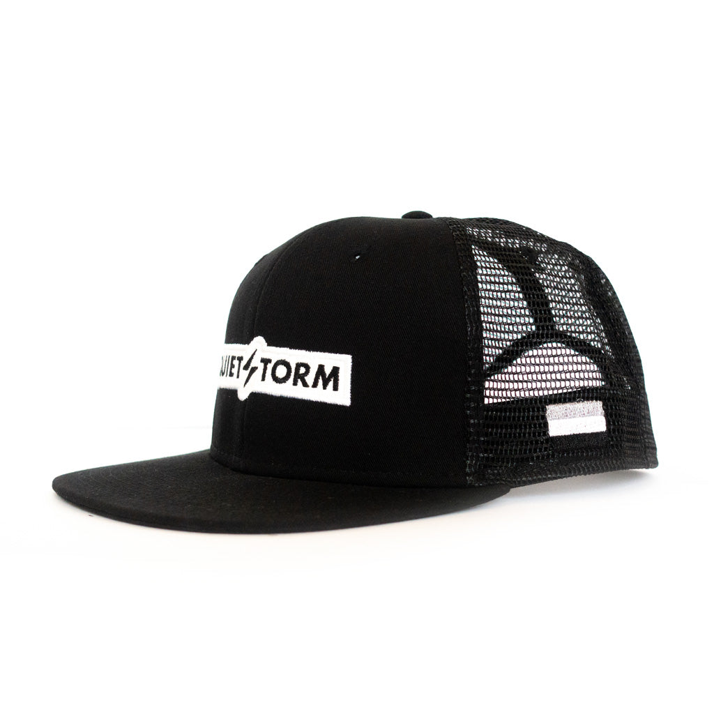 Lightning Logo Trucker Snapback (Black)