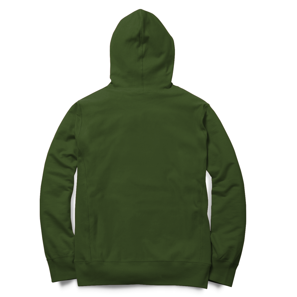 Stencil Logo Hoodie (Olive)