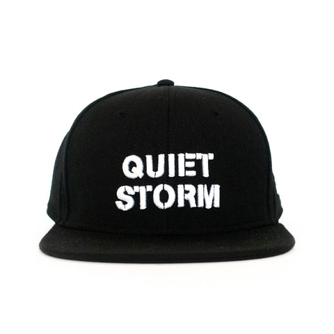 Stencil Logo Snapback (Black)