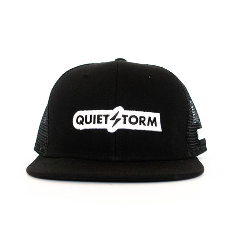 Lightning Logo Trucker Snapback (Black)