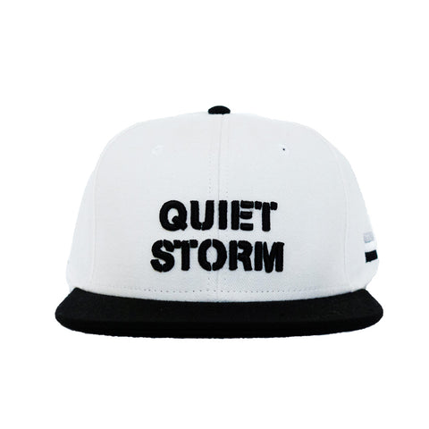 Stencil Logo Snapback (White)