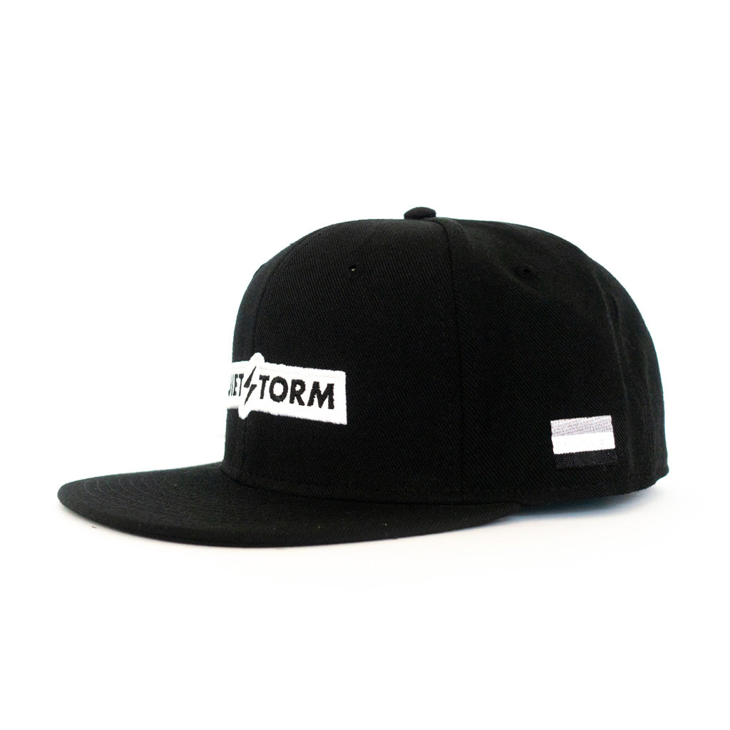 Lightning Logo Snapback (Black)