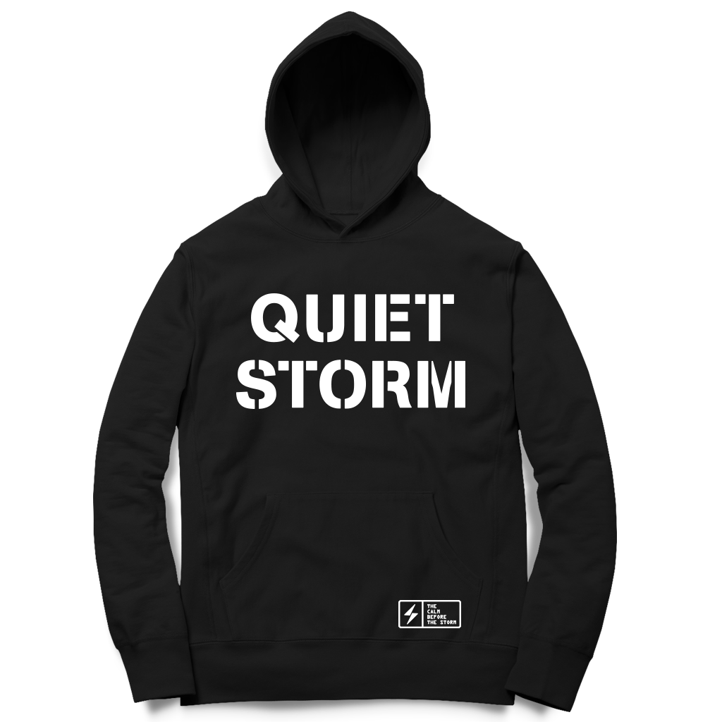 Stencil Logo Hoodie (Black)