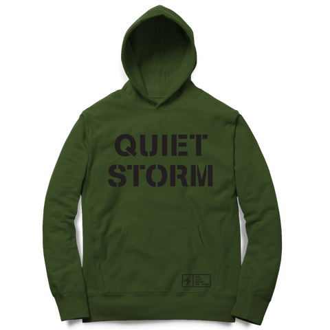 Stencil Logo Hoodie (Olive)